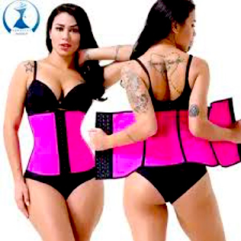 Ann cherry waist trainer size 36 neon pink new